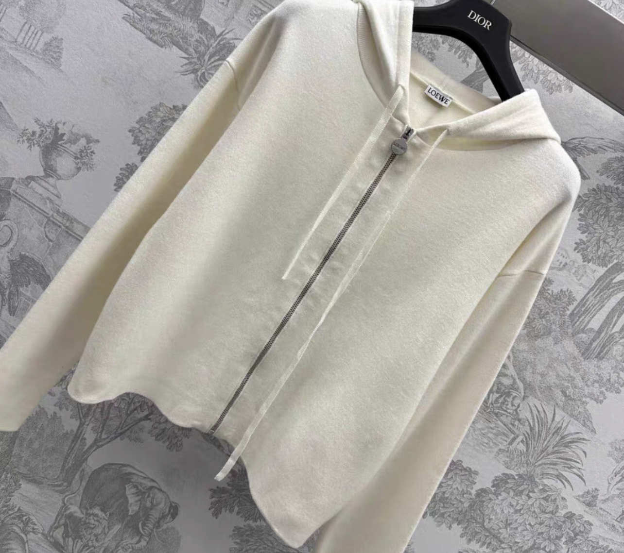 LEW Loewe hooded knitted shirt
