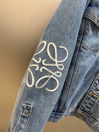 LEW 2025SS Elbow logo denim jacket