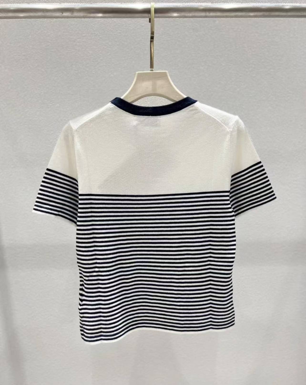 MM 25SS Striped short sleeved T-shirt