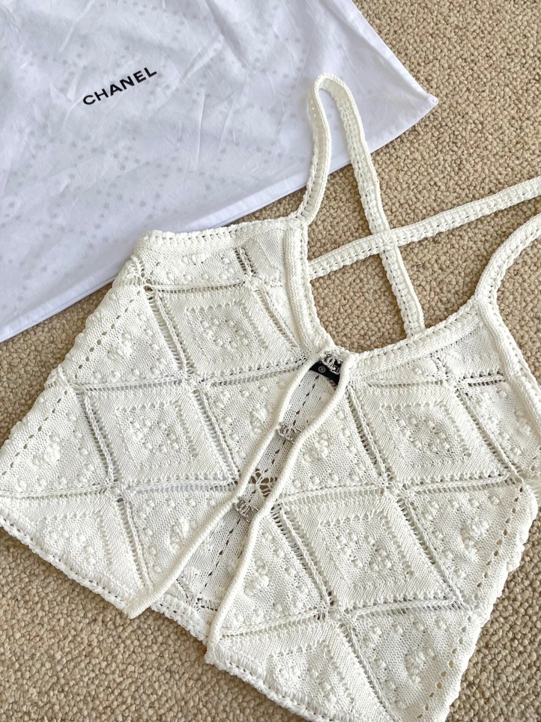 CHANE diamonds Buckle camisole top