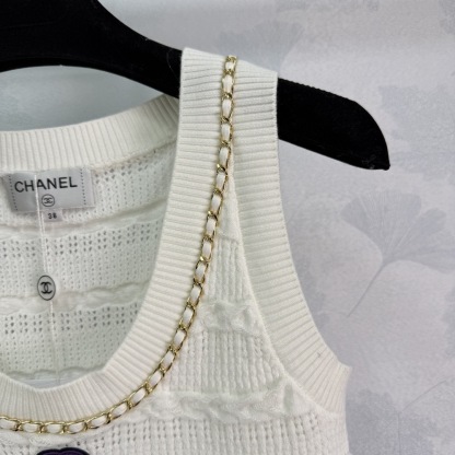 CC 25SS Chain knitted vest