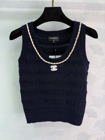CC 25SS Chain knitted vest
