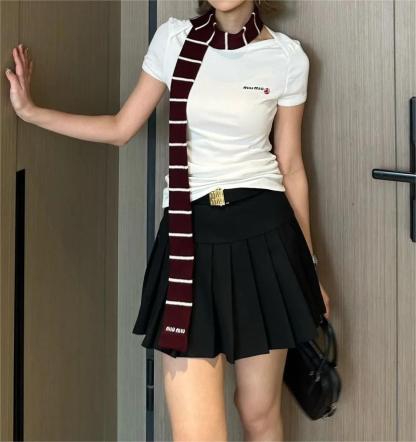 MIU25SS round neck sailboat co-branded T-shirt