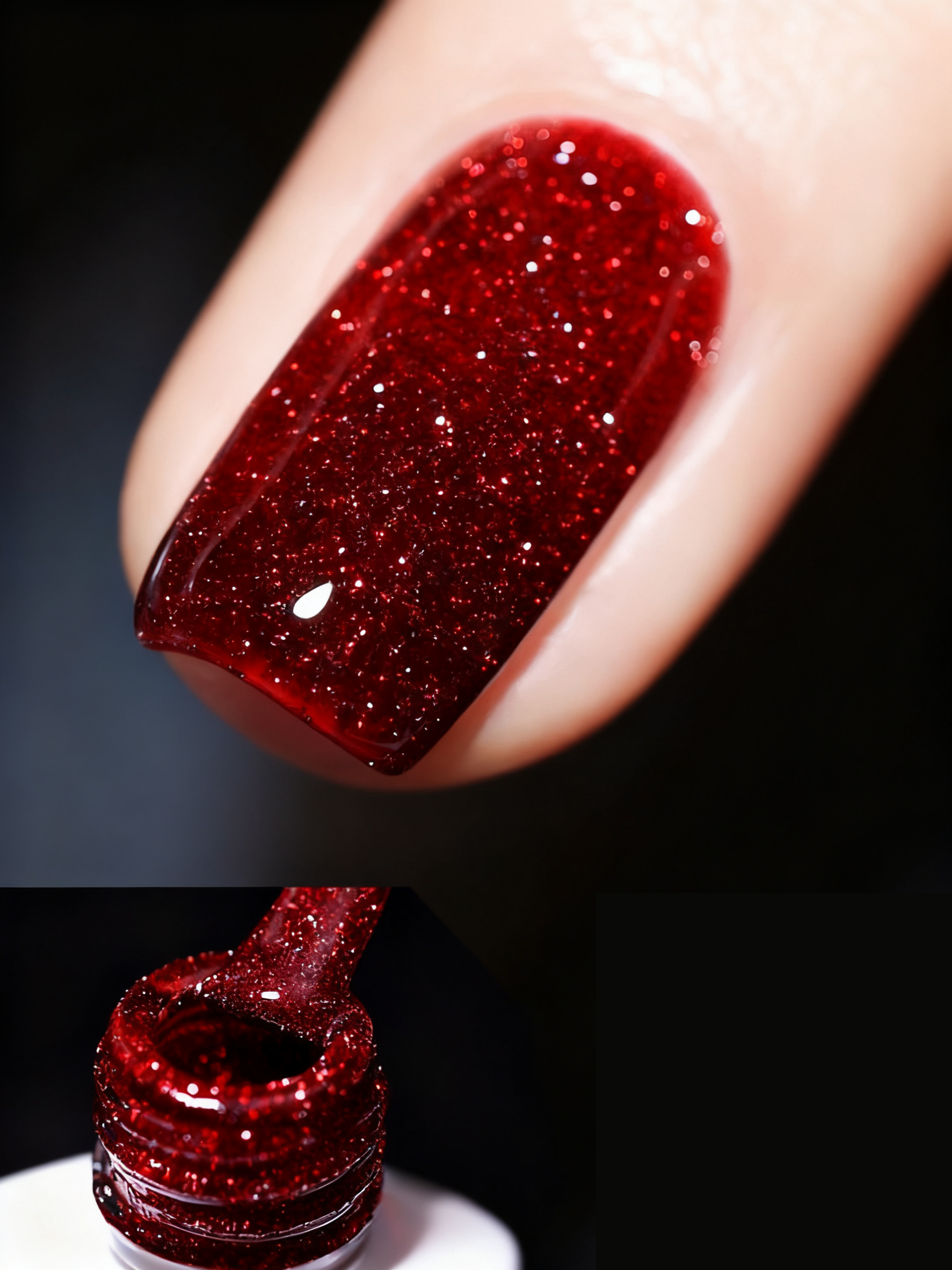 High Density Glitter Nail Gel Polish