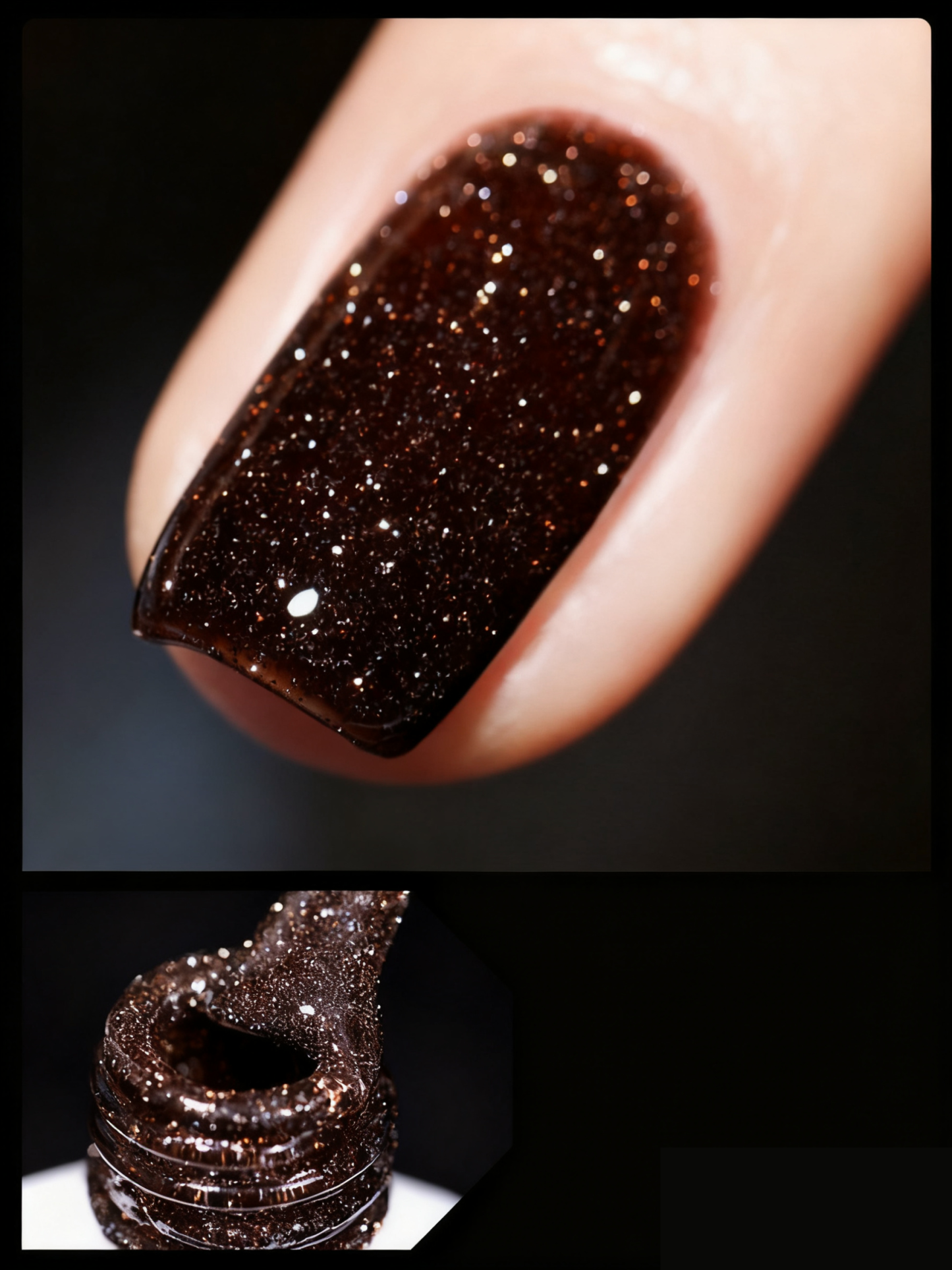 High Density Glitter Nail Gel Polish