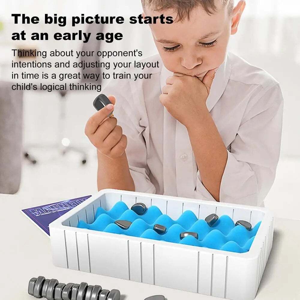 Fun Magnetic Chess Game with Rope