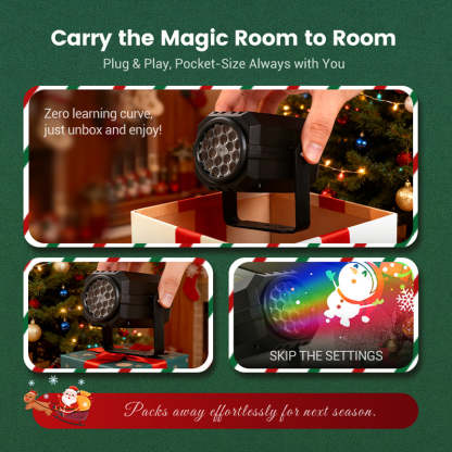 ⏰Black Friday Countdown!⚡🔥50% OFF🎅Rotating LED Christmas Pattern Projector Light