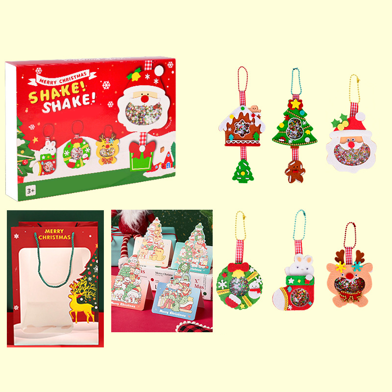 🎄Xmas Hot Sale 50% OFF✨【DIY Christmas Shaker Ornament Craft Kit】✨