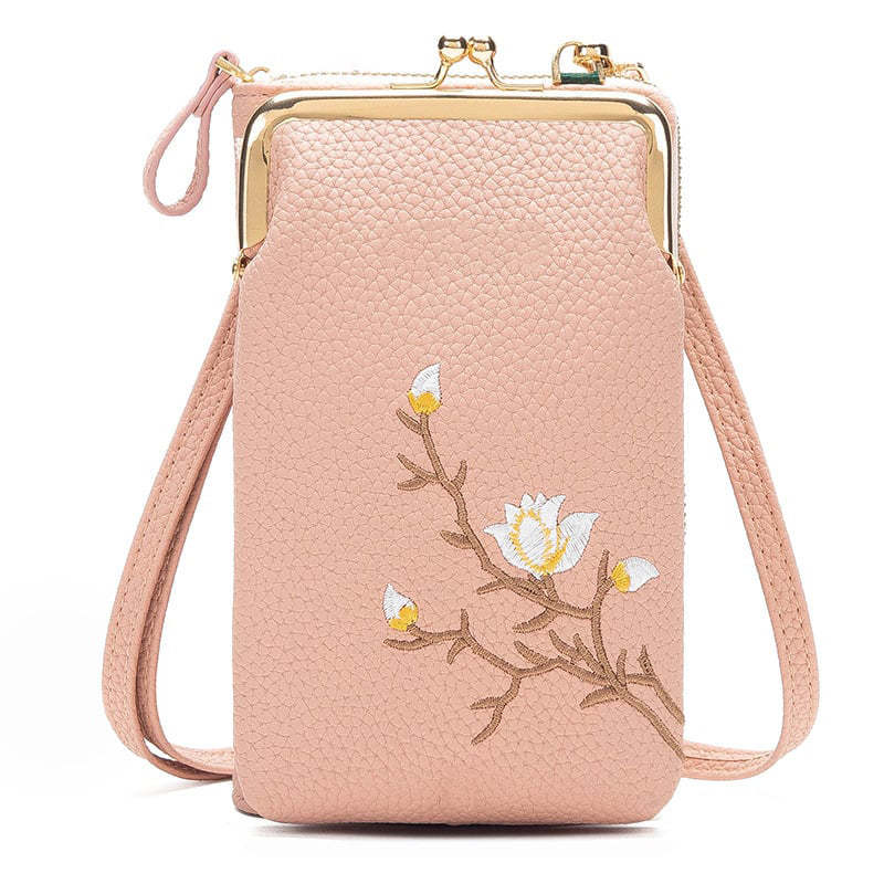 💗Hot Sale 50% OFF🌸Women Sling Cross-Body Wallet with Mobile Cell Phone Holder
