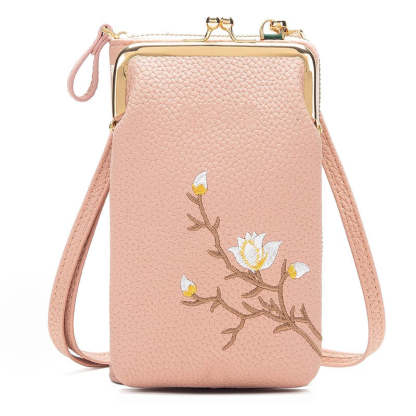💗Hot Sale 50% OFF🌸Women Sling Cross-Body Wallet with Mobile Cell Phone Holder