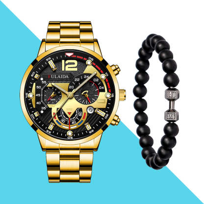 Men's 3-in-1 Watch & Bracelet Gift Set