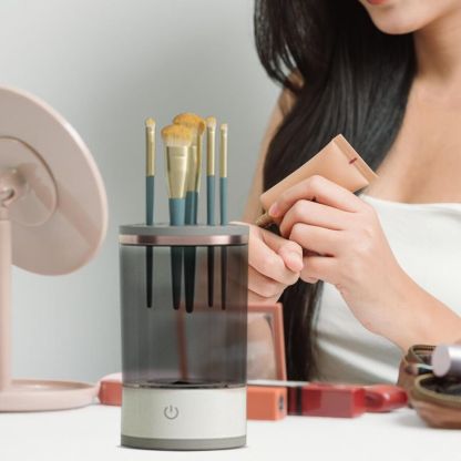 Great Gift!🎁Electric Makeup Brush Cleaner💖You'll LOVE IT!