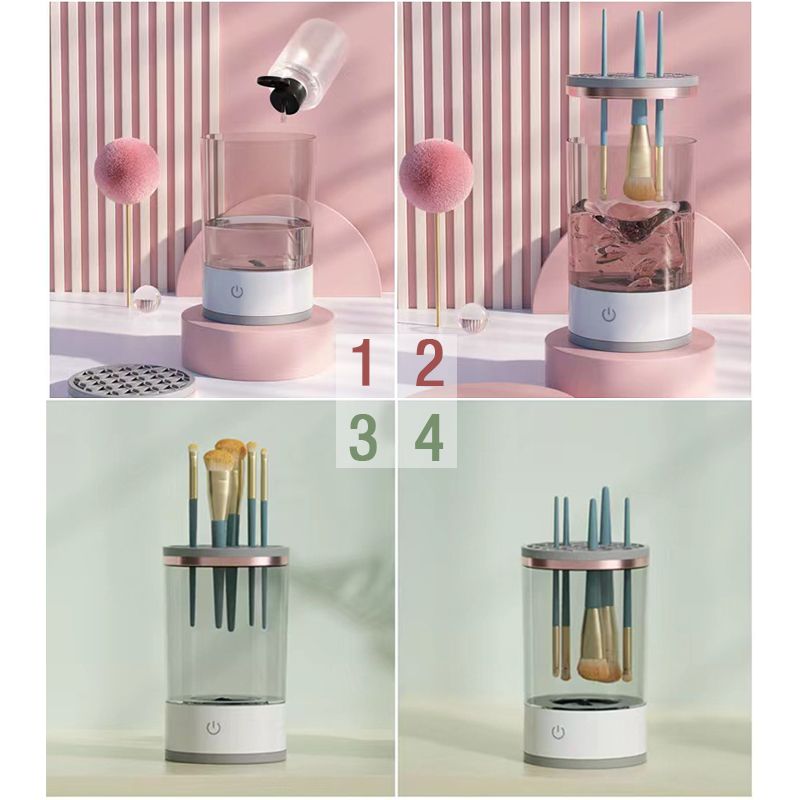 Great Gift!🎁Electric Makeup Brush Cleaner💖You'll LOVE IT!