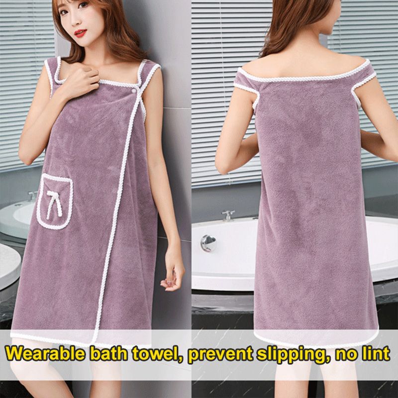 🔥Faux Coral Fleece Absorbent Bath Towel - Nice Gift🎁