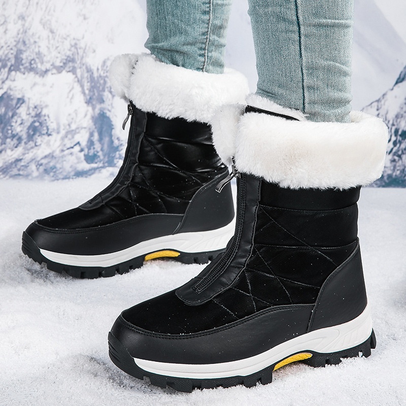 Women’s Non-Slip Warm Zipper Snow Boots
