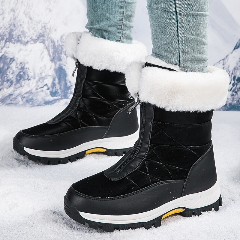 Women’s Non-Slip Warm Zipper Snow Boots