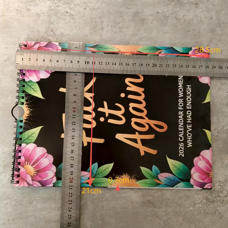 Here We F*cking Go Again: 2026 Swear Calendar for Tired-Ass Women