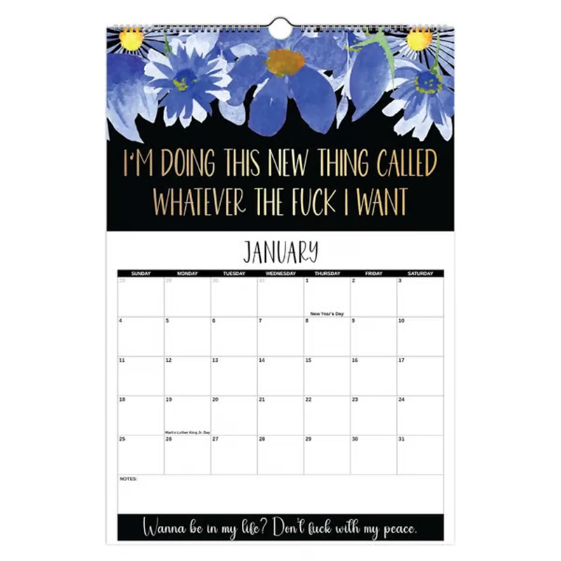 Here We F*cking Go Again: 2026 Swear Calendar for Tired-Ass Women