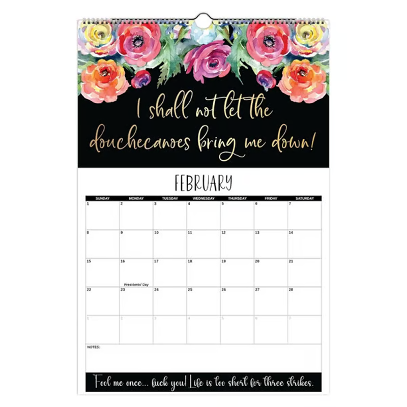 Here We F*cking Go Again: 2026 Swear Calendar for Tired-Ass Women