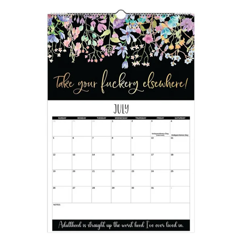 Here We F*cking Go Again: 2026 Swear Calendar for Tired-Ass Women