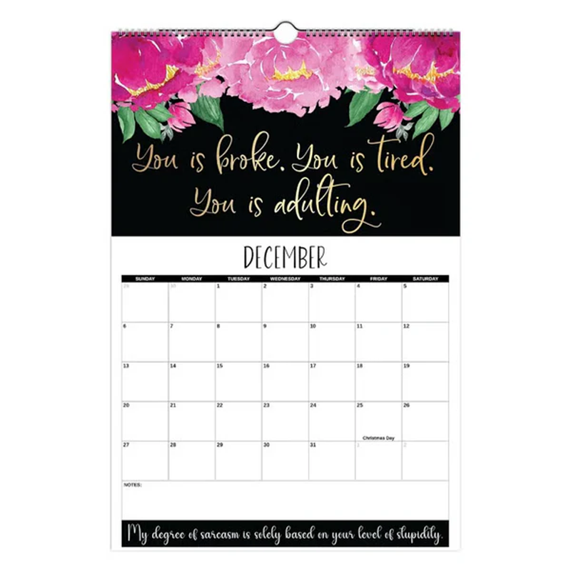 Here We F*cking Go Again: 2026 Swear Calendar for Tired-Ass Women