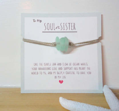 🌊✨New Year Sale 70% OFF!!🌊✨Soul Sister Sea Glass Bracelet🎁