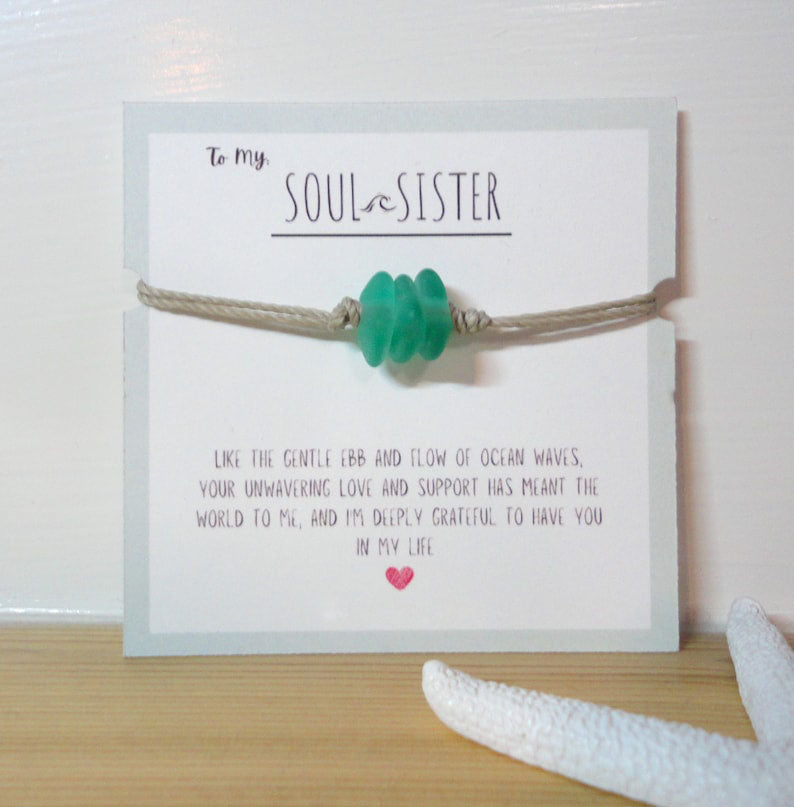 🌊✨New Year Sale 70% OFF!!🌊✨Soul Sister Sea Glass Bracelet🎁