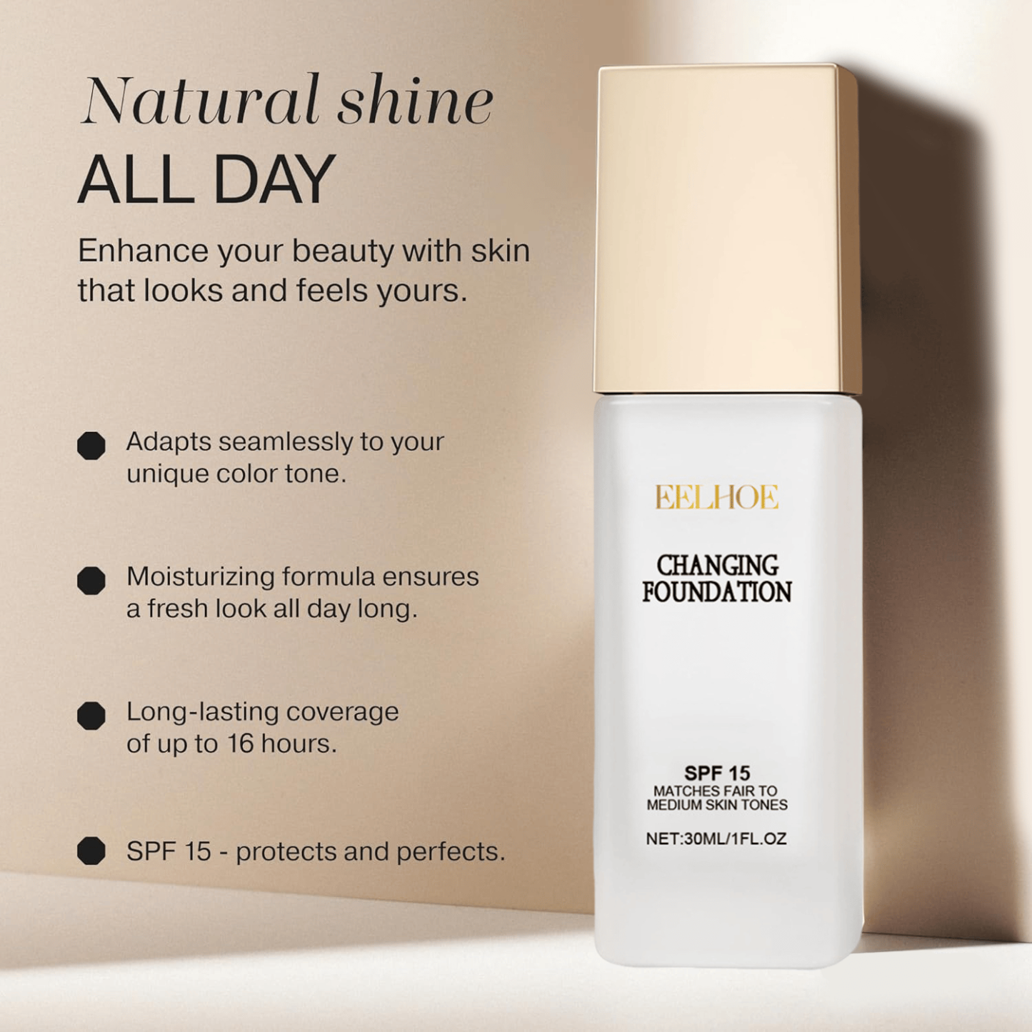 🎁Last Day 50% Off🎉Colour Changing Mature Skin Foundation