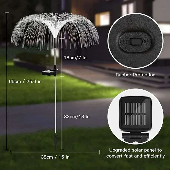 🔥💡WATERPROOF SOLAR GARDEN LIGHT - 7 Colors & Automatic Dusk Sensor, Creates a Magical Atmosphere in Your Garden🌟🌳