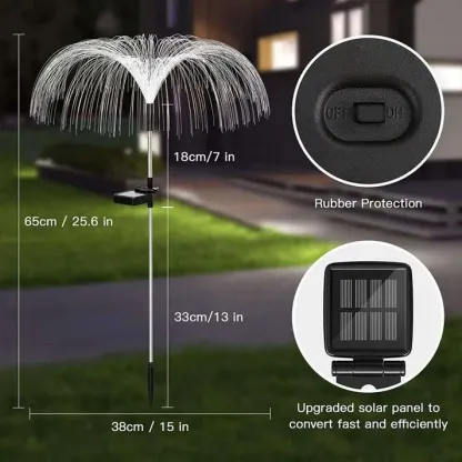 🔥💡WATERPROOF SOLAR GARDEN LIGHT - 7 Colors & Automatic Dusk Sensor, Creates a Magical Atmosphere in Your Garden🌟🌳