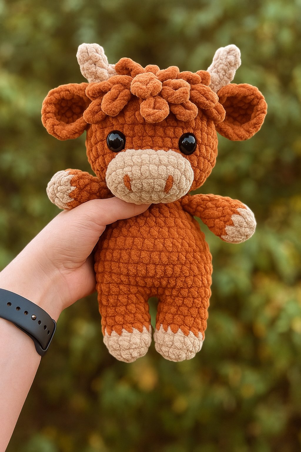 🎅Christmas Sale 50% OFF!!🎄🔥Crochet Highland Cow Amigurumi Pattern🐮DIY Kit & Finished Plush