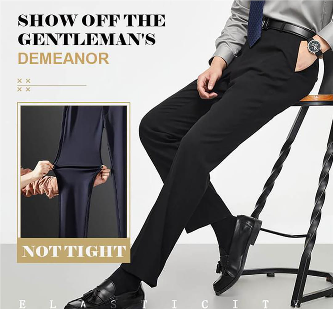 👖Men's Summer Slim Suit Business Pants