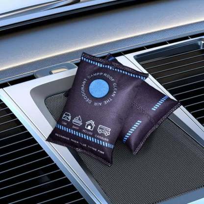 ❄️ BUY 2 GET 3! 🌬️ REUSABLE DEHUMIDIFIER BAG - Color-Changing Indicator, High-Capacity Moisture Absorption for Closet, Car and Basement 🚗👕