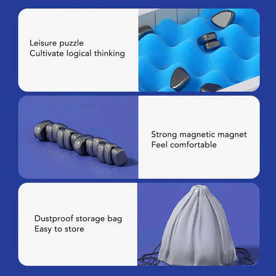 Fun Magnetic Chess Game with Rope