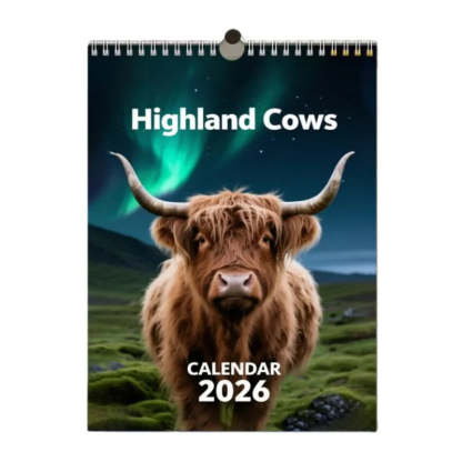 🐮2026 Highland Cattle-kalender📅