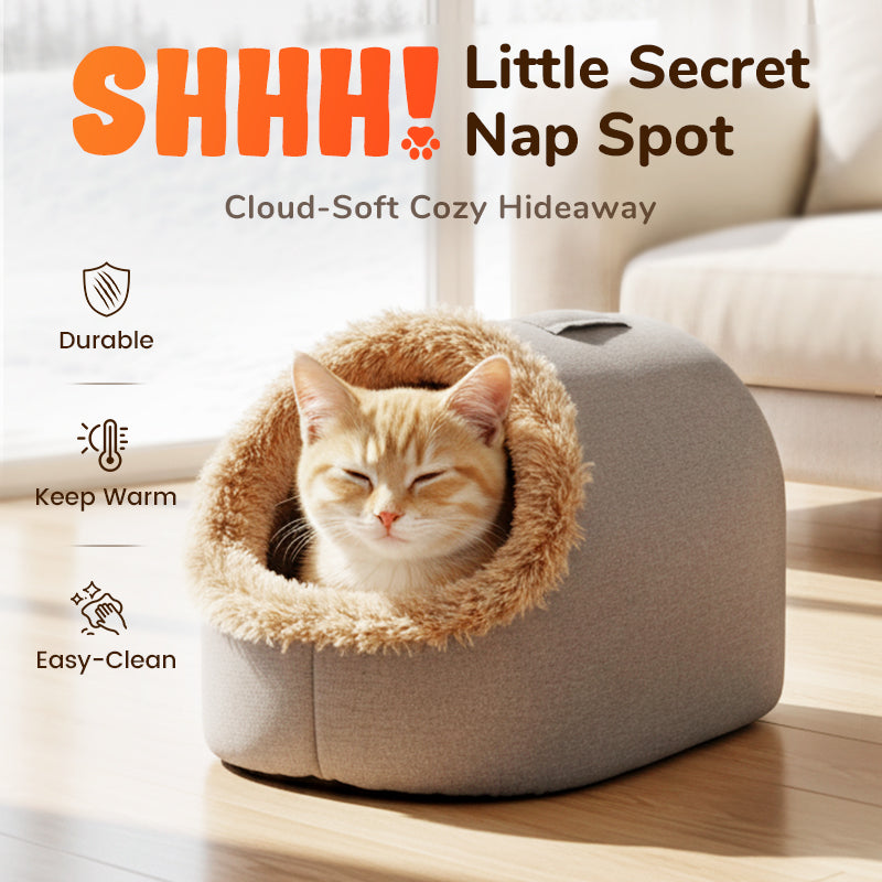 🎅NEW YEAR SALE 60% OFF!!!🎄Winter Warm Pet Cave Bed✨