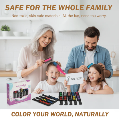 🎅New Year Pre-sale 50% OFF✨Temporary Hair Dye Chalk Comb - Cruelty Free