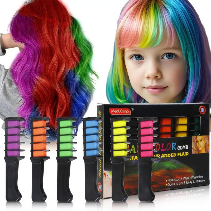 🎅New Year Pre-sale 50% OFF✨Temporary Hair Dye Chalk Comb - Cruelty Free