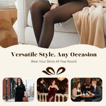 ⚡50K+ SOLD!❄️One-Seam Pile-Lined Shaping Tights💕Stay Warm & Look Snatched