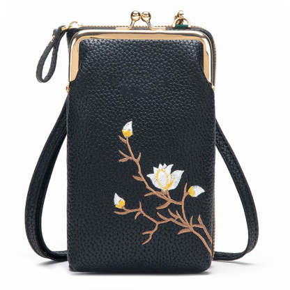 💗Hot Sale 50% OFF🌸Women Sling Cross-Body Wallet with Mobile Cell Phone Holder