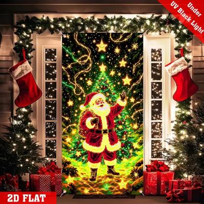 🏆Flash Sale⚡50K+ SOLD! Almost Gone-💥Fluorescent Christmas Door Cover Party Banner