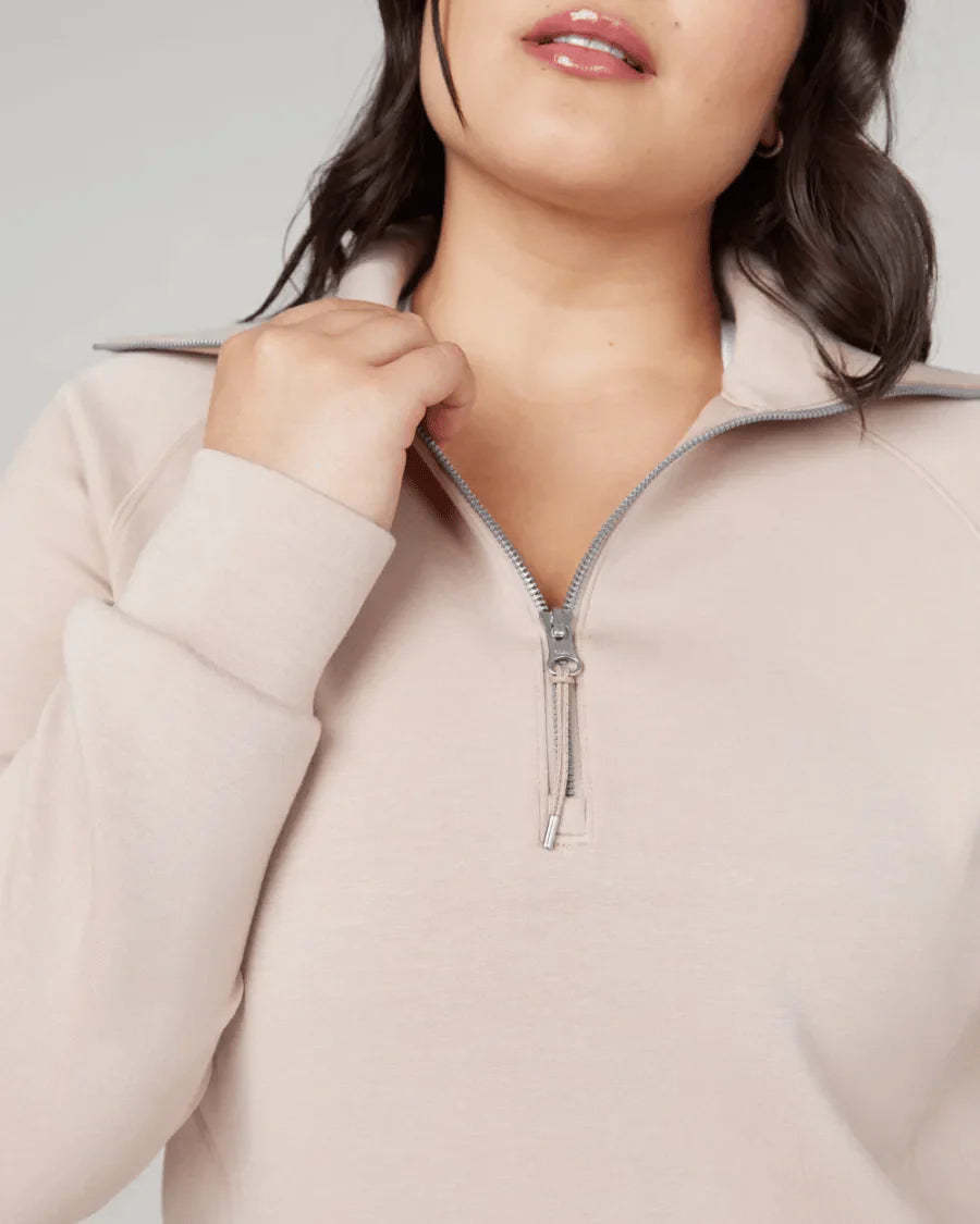 🔥Limited Time Sale🔥Women's Oversized Half Zip Wide Leg 2 Piece Outfits Lounge Set