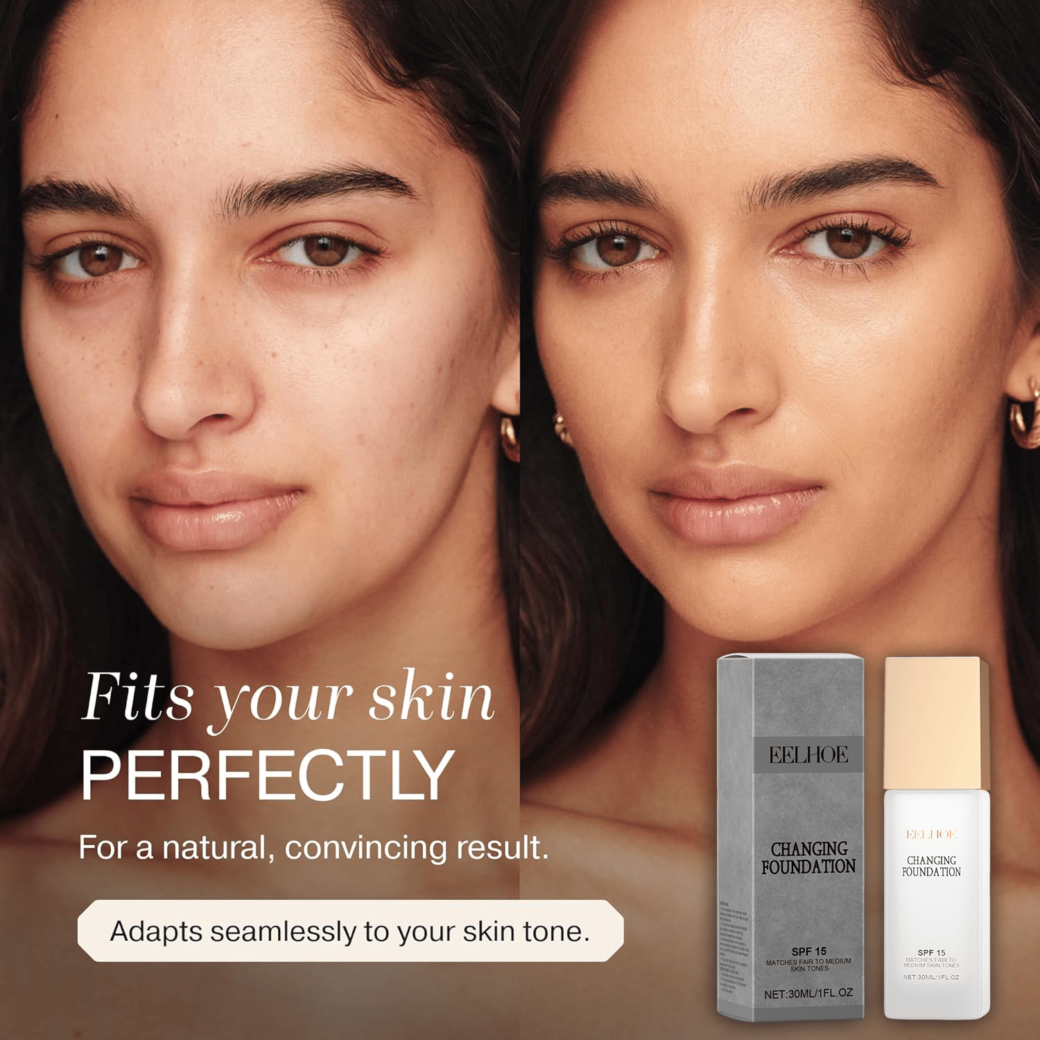 🎁Last Day 50% Off🎉Colour Changing Mature Skin Foundation