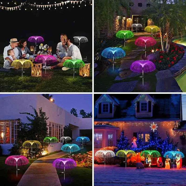 🔥💡WATERPROOF SOLAR GARDEN LIGHT - 7 Colors & Automatic Dusk Sensor, Creates a Magical Atmosphere in Your Garden🌟🌳