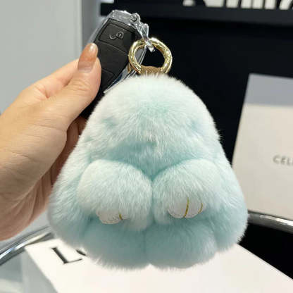 🎉💕New Year Promotion 50% OFF🎄Handmade Soft Bunny PomPom Charms🐰