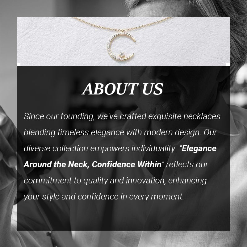 🔥FREE SHIPPING✨Bright Night: Moon Star Necklace🌙Gift For Women💕