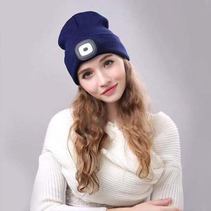 🎅CHRISTMAS GIFT 50% OFF🎁LED Knitted Winter Beanie Hat