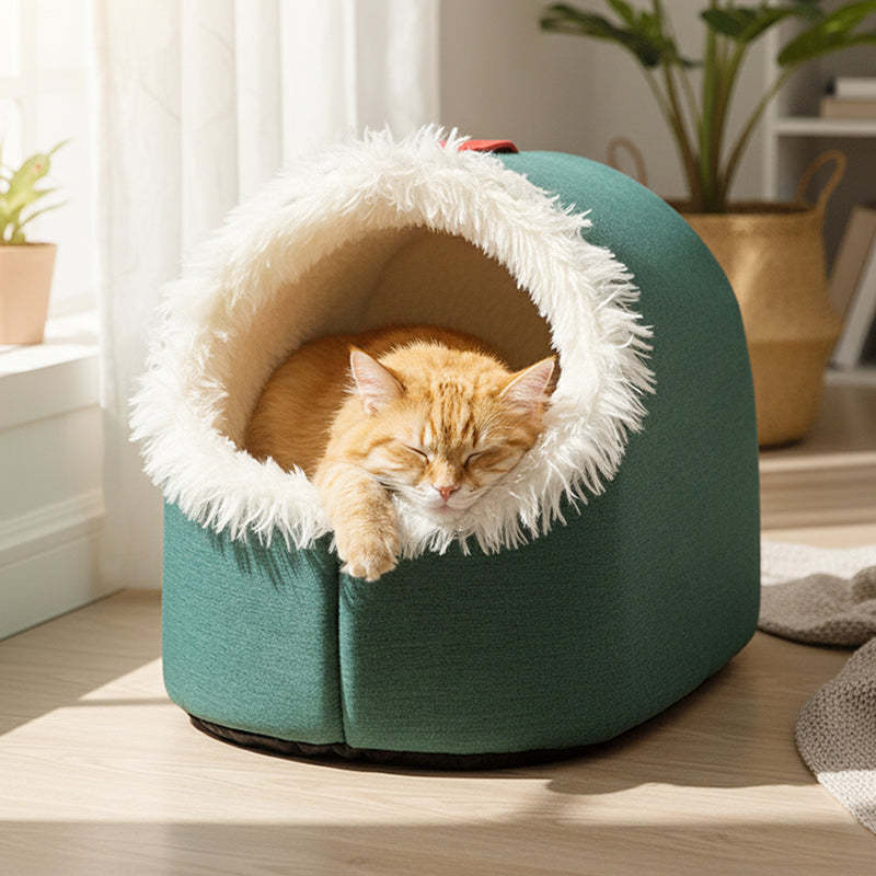 🎅NEW YEAR SALE 60% OFF!!!🎄Winter Warm Pet Cave Bed✨