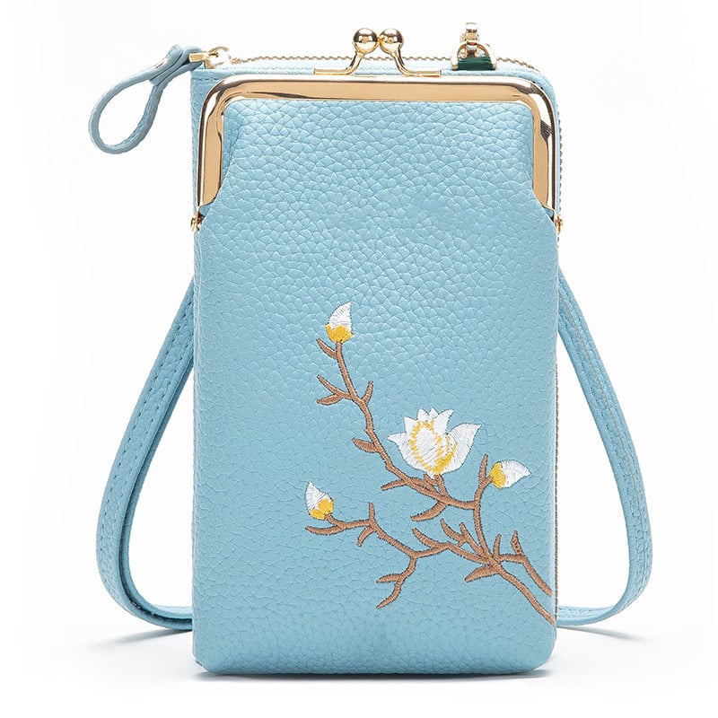 💗Hot Sale 50% OFF🌸Women Sling Cross-Body Wallet with Mobile Cell Phone Holder