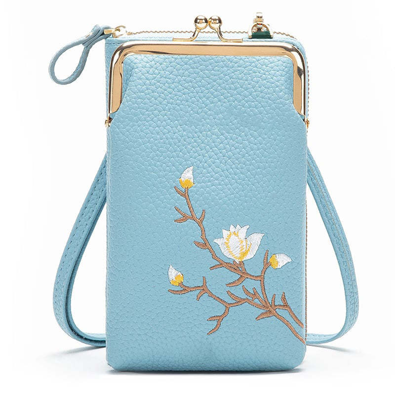 💗Hot Sale 50% OFF🌸Women Sling Cross-Body Wallet with Mobile Cell Phone Holder